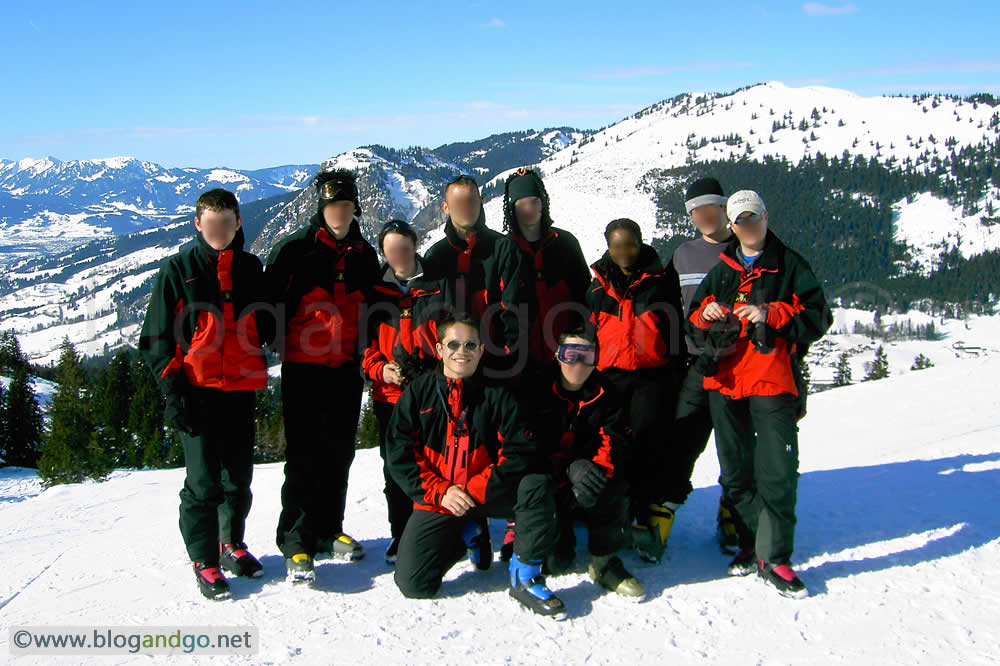 Oberjoch - My ski group